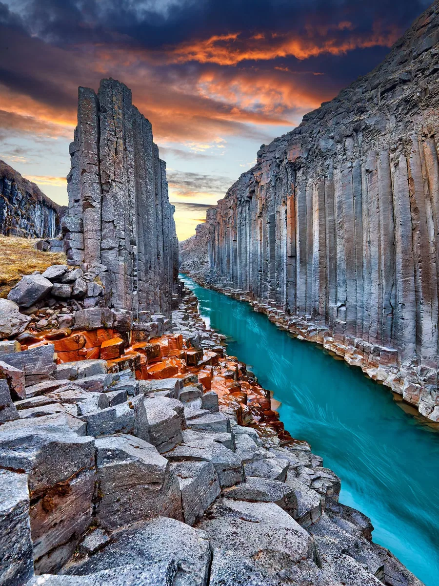 Basalt canyon