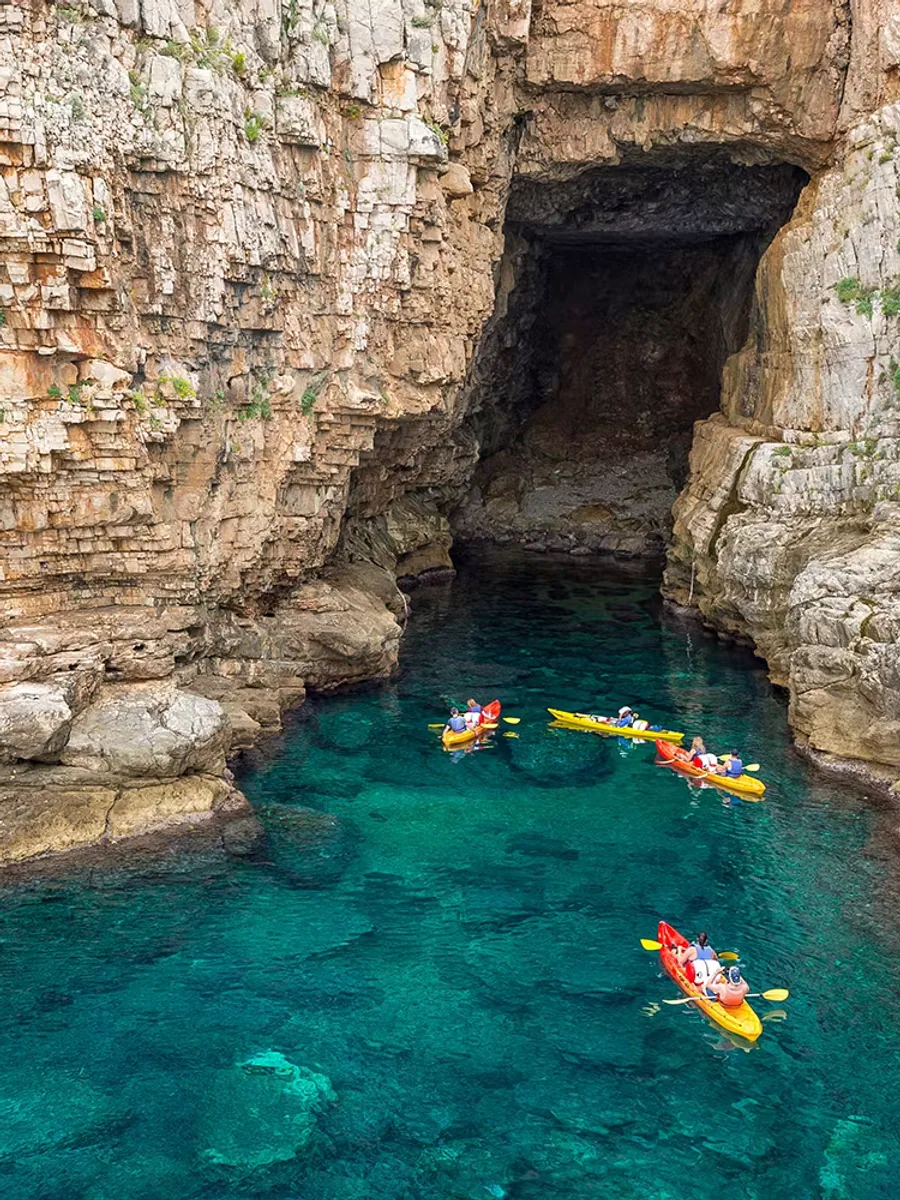 Kayaking Cave