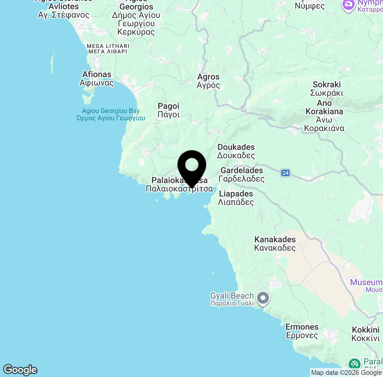 Map preview for Agia Triada Beach