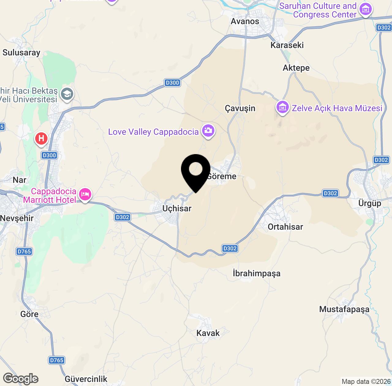 Map preview for Best of Cappadocia
