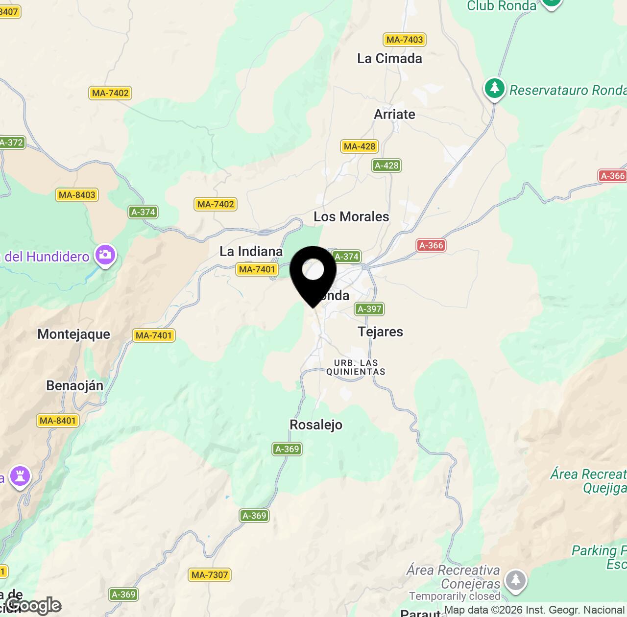 Map preview for Bullring of the Royal Cavalry of Ronda