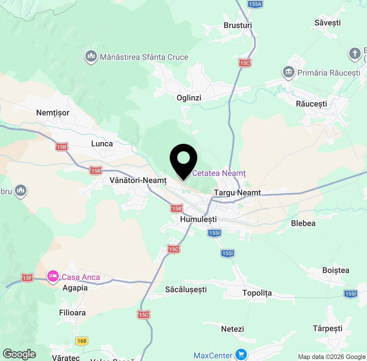 Map preview for Cetatea Neamt