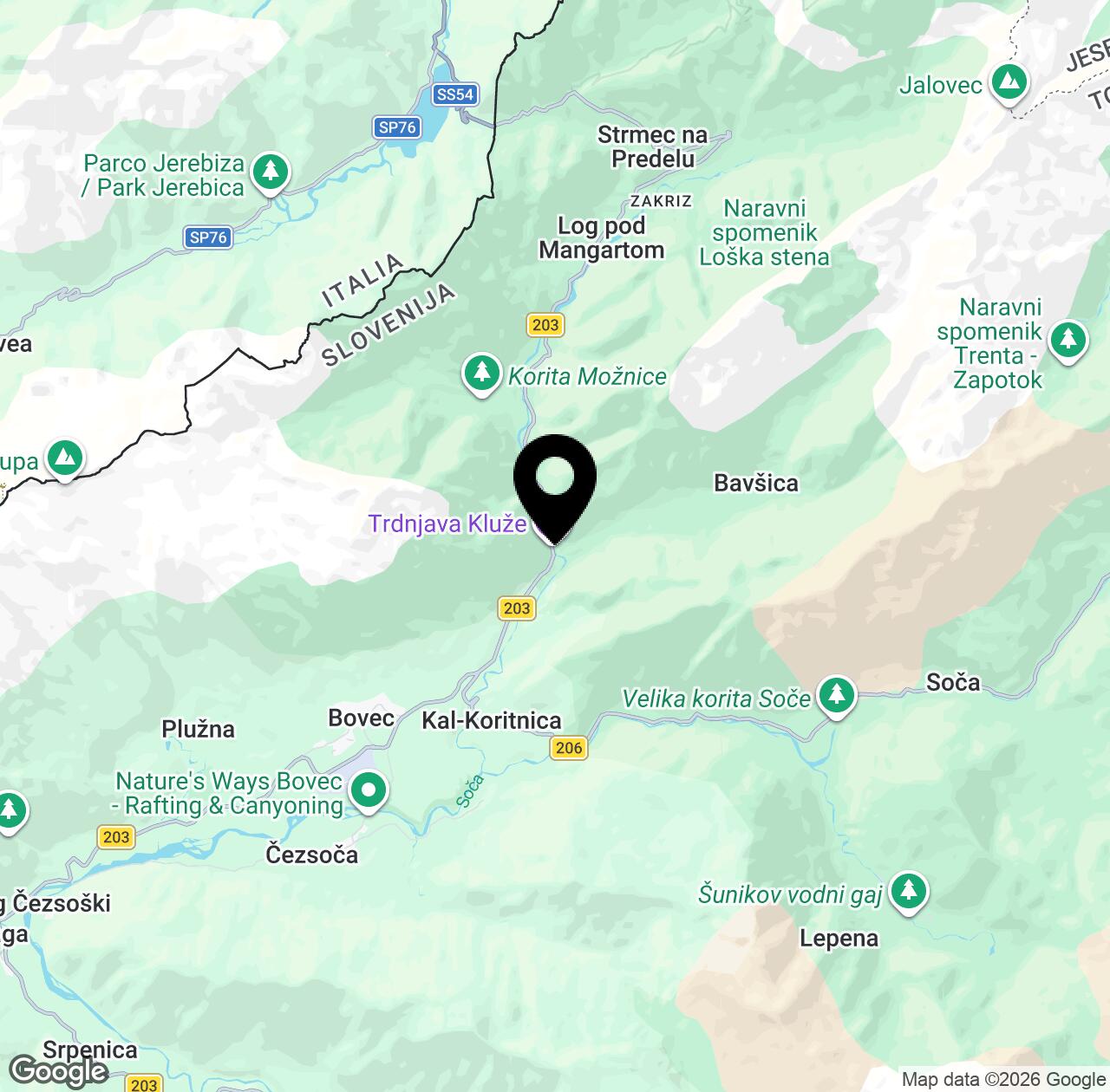 Map preview for Fort Kluže