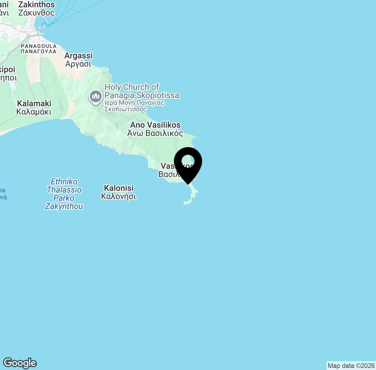 Map preview for Gerakas Beach