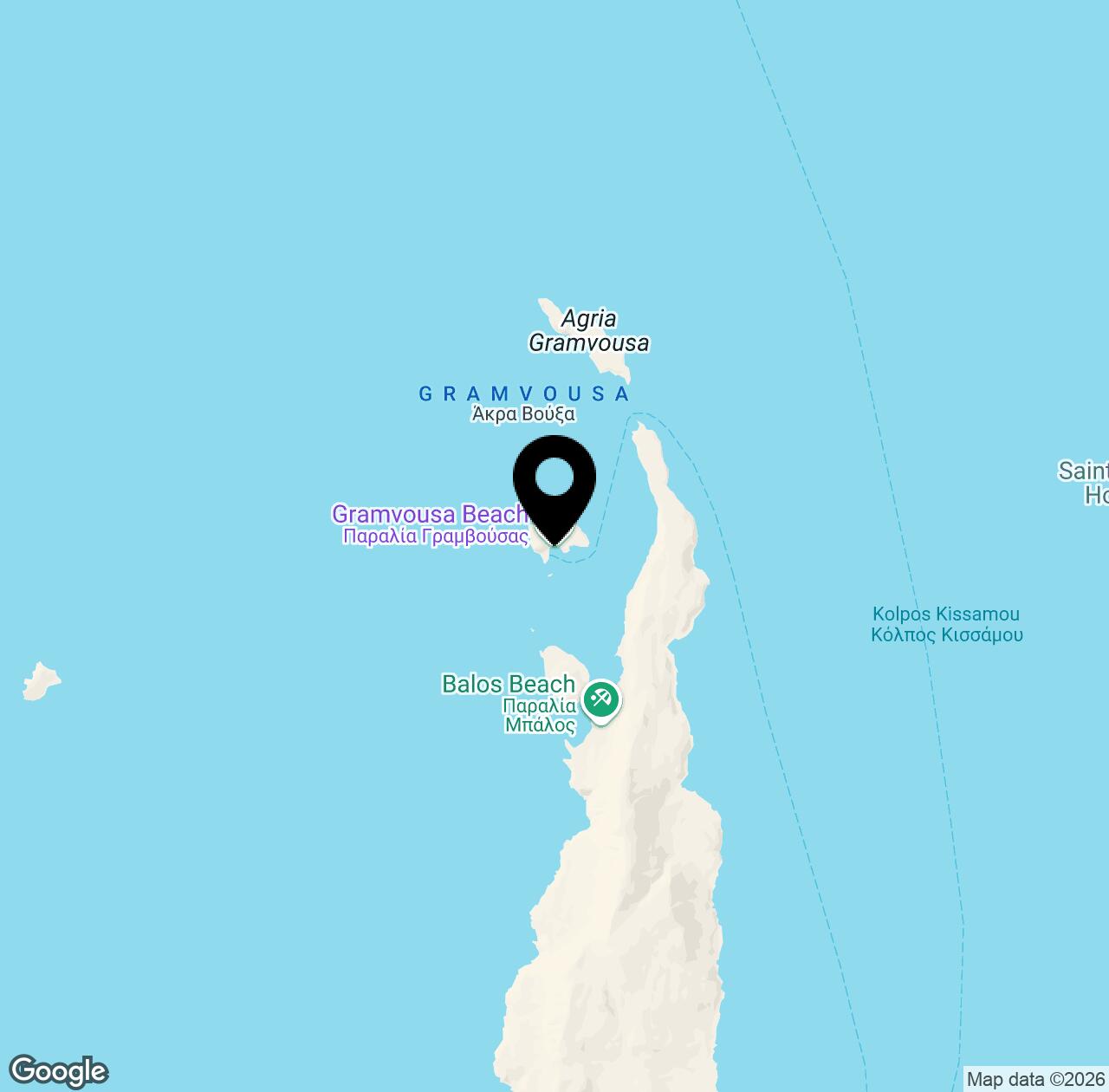 Map preview for Gramvousa Beach