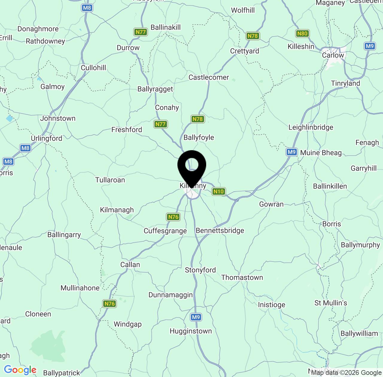 Map preview for Kilkenny Castle