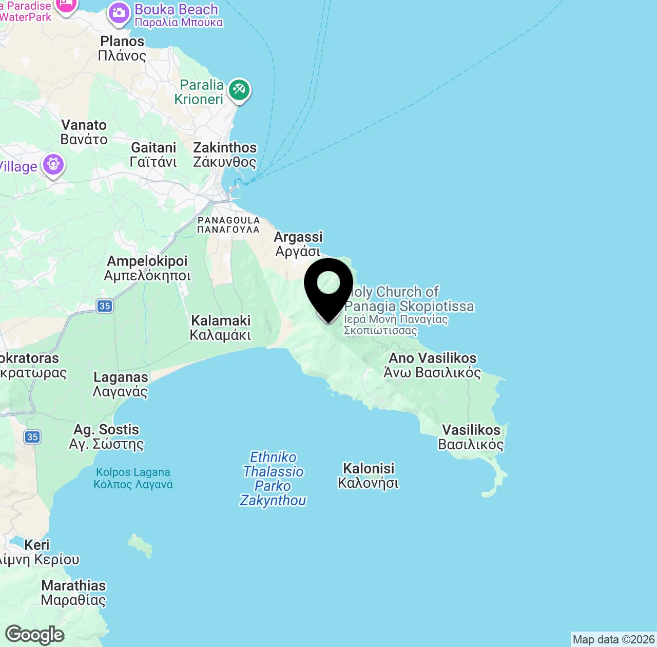 Map preview for Monastery of Panagia Skopiotissa