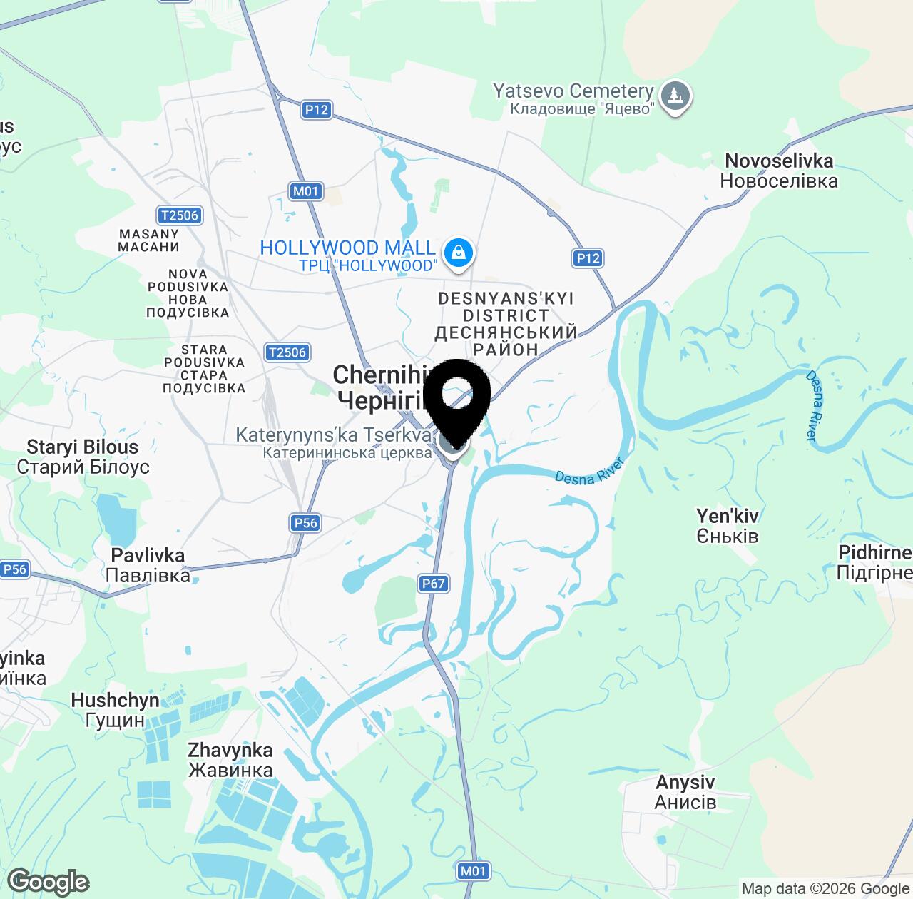 Map preview for Ancient Chernihiv