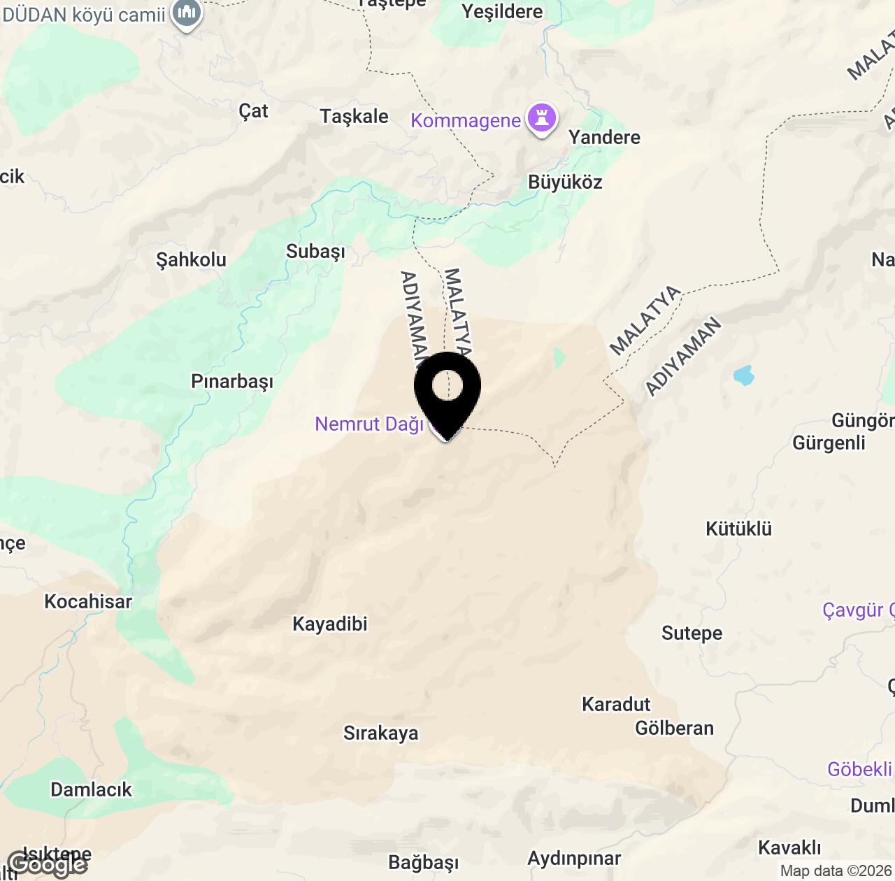 Map preview for Nemrut Dağ