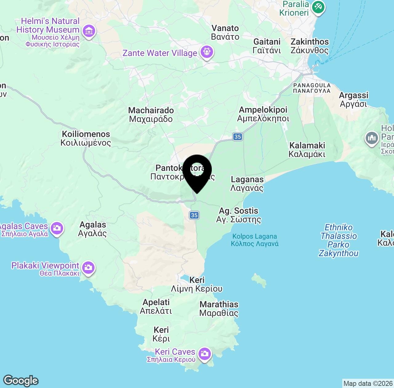 Map preview for Olive Press Museum Zante