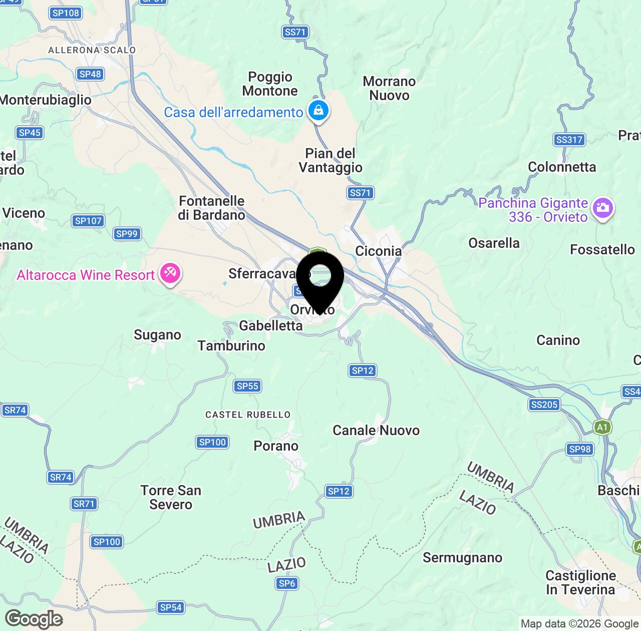 Map preview for Orvieto Cathedral