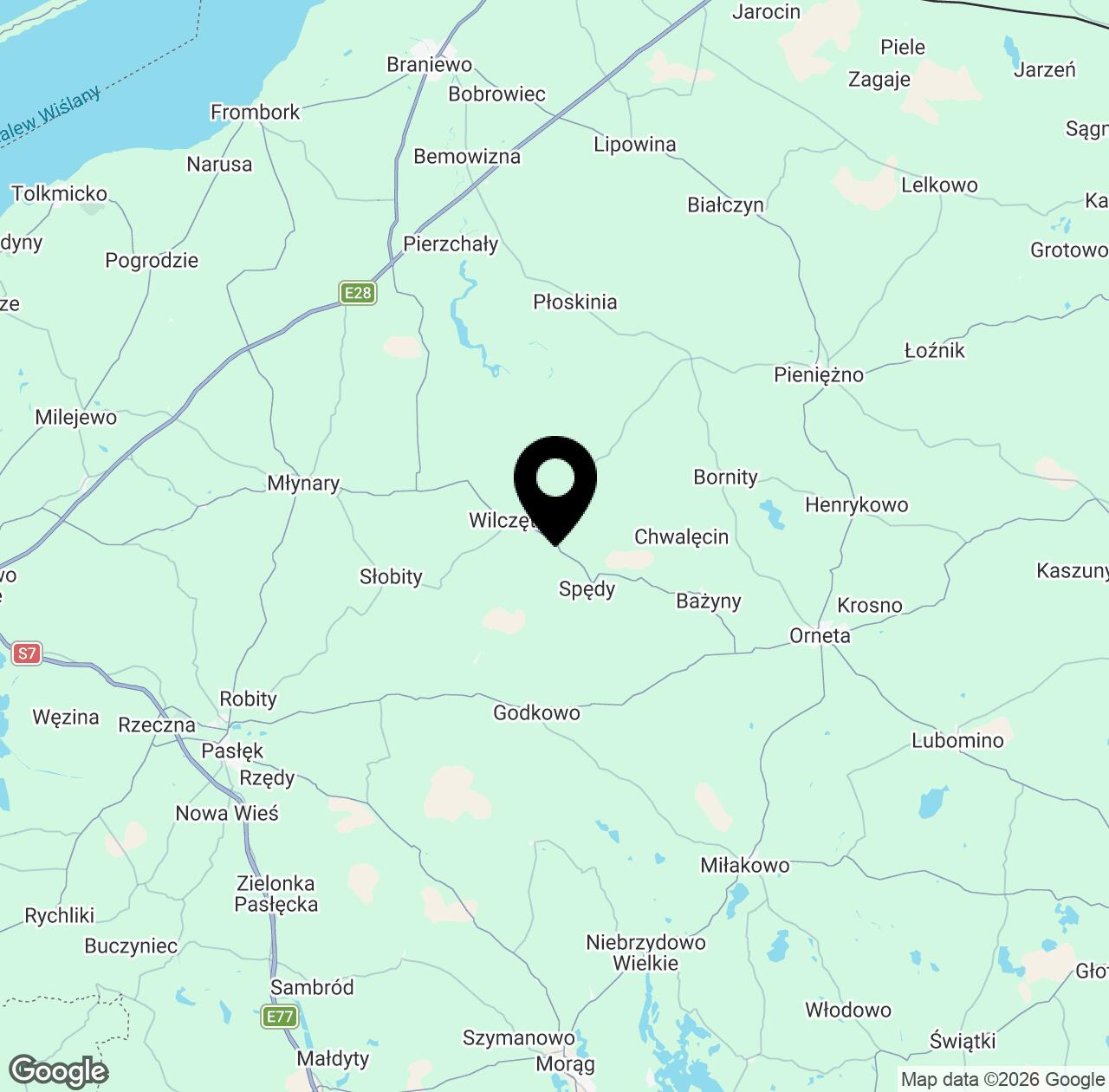 Map preview for Pałac i Park Gładysze