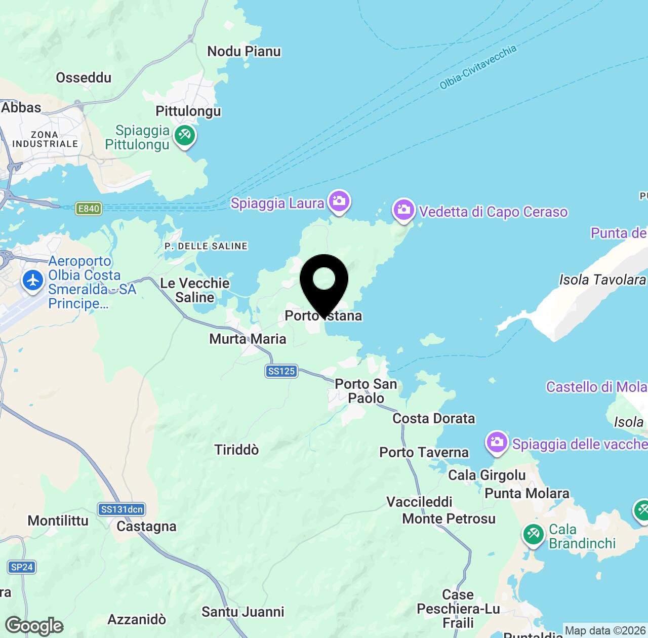 Map preview for Porto Istana Beach