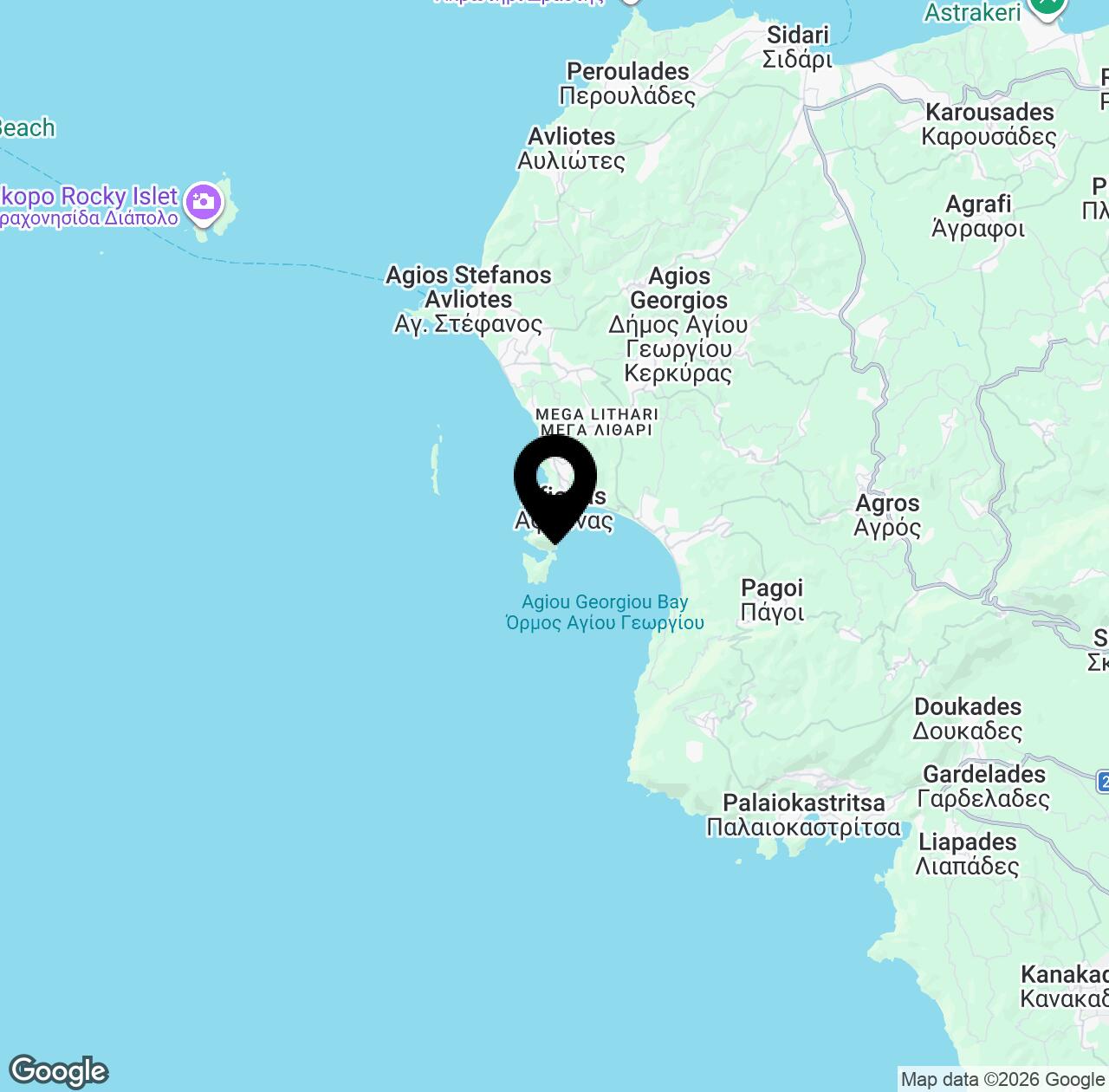 Map preview for Porto Timoni Viewpoint