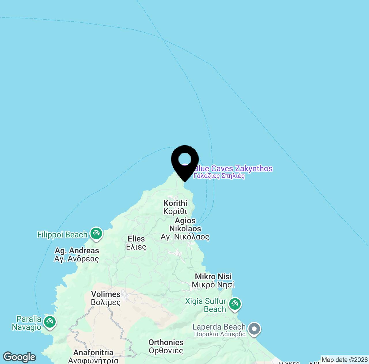 Map preview for Potamitis Dive Spot