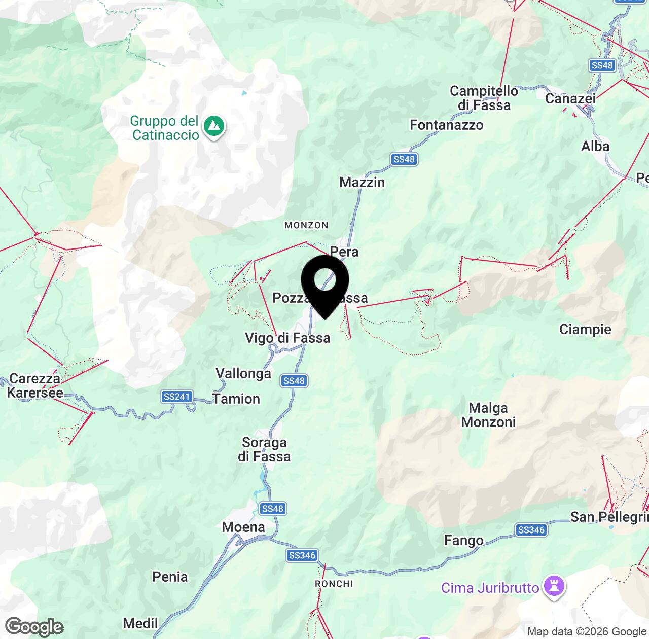 Map preview for QC Terme Dolomiti