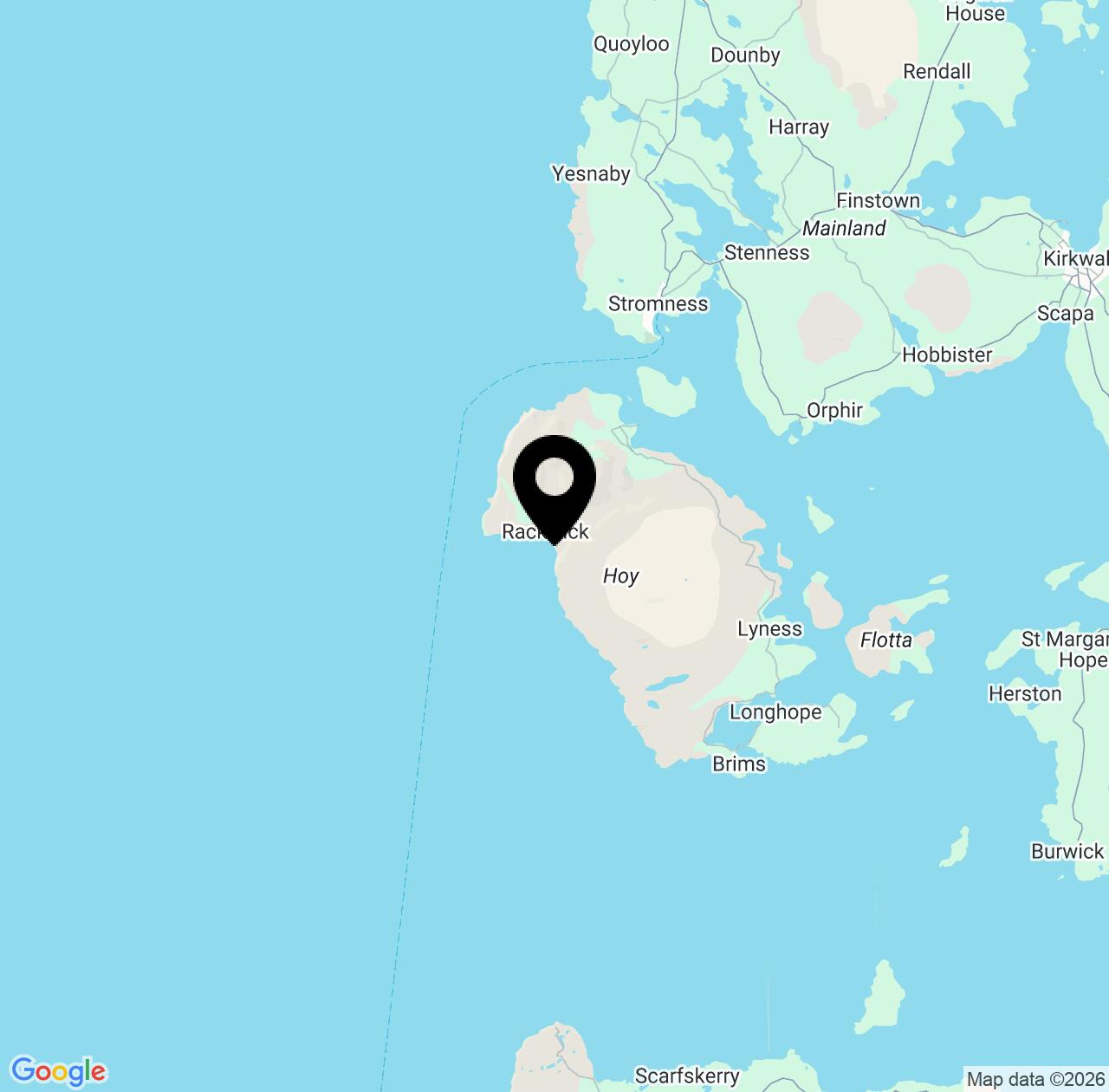 Map preview for Rackwick Beach