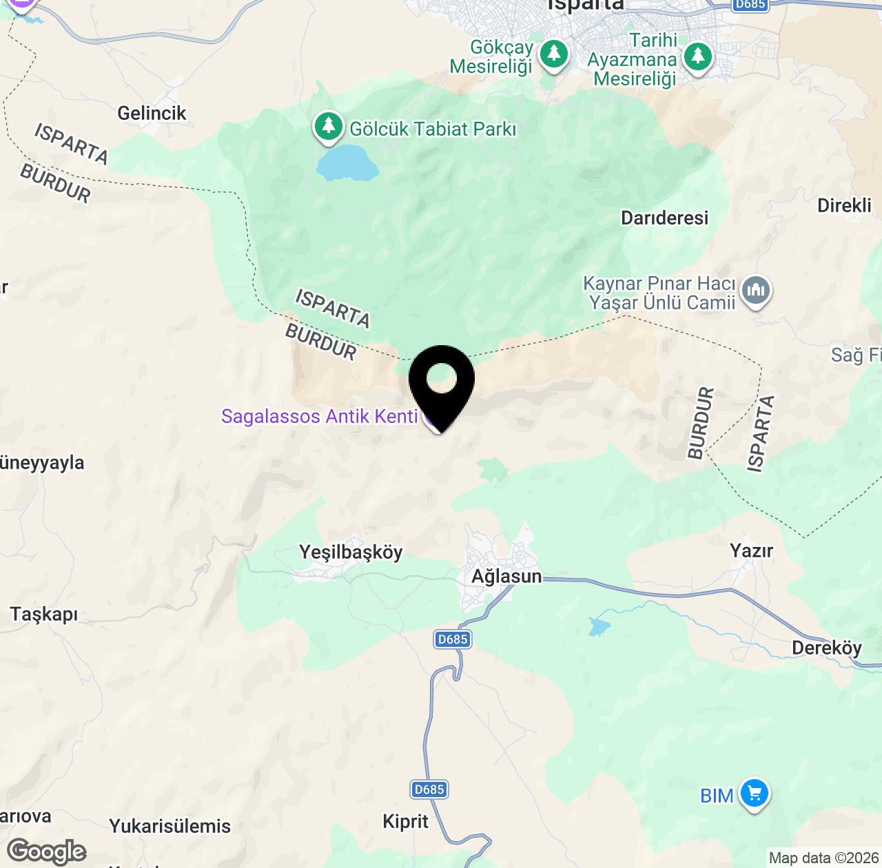Map preview for Sagalassos Antonine Fountain
