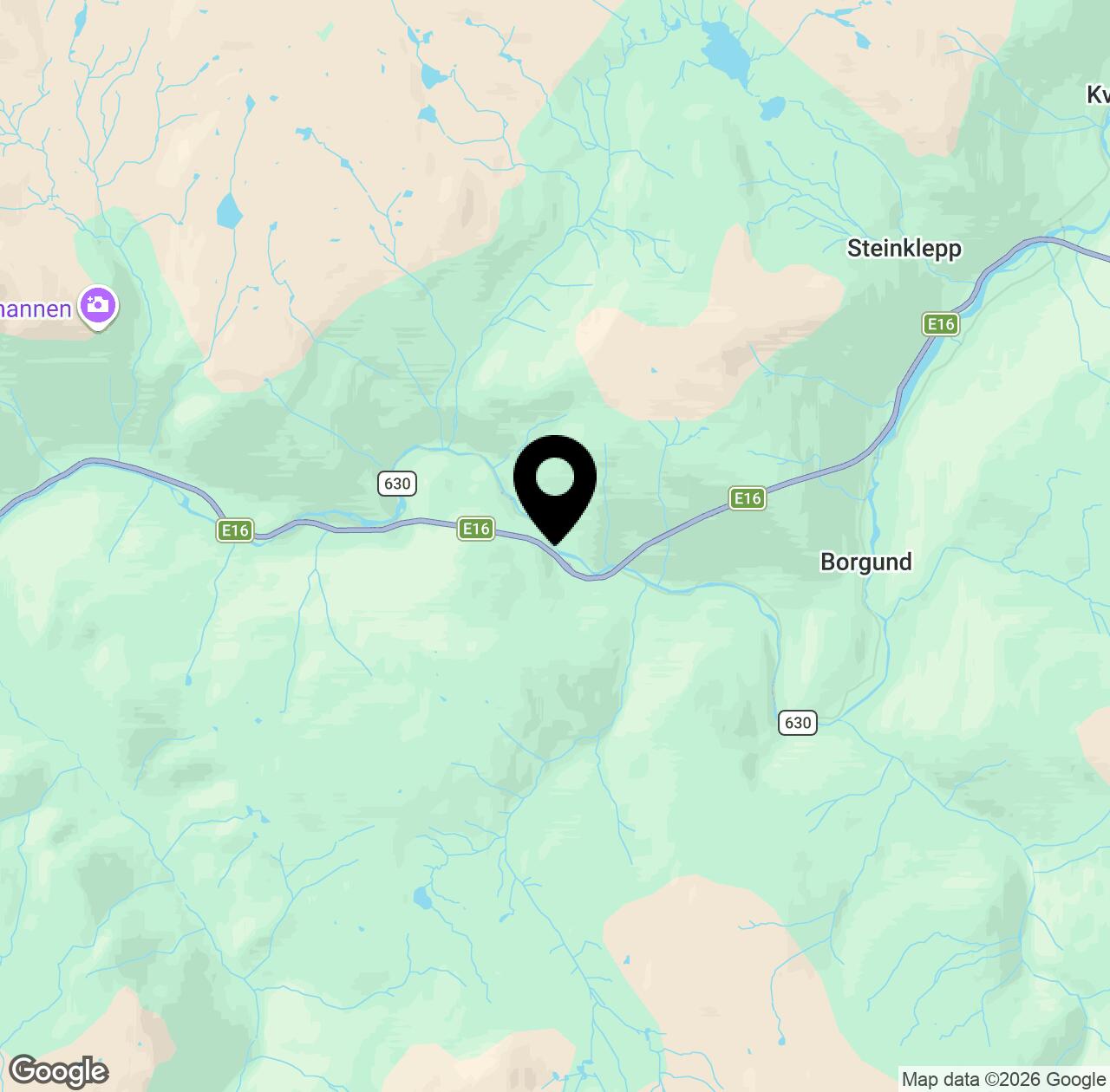 Map preview for Sjurhaugfossen