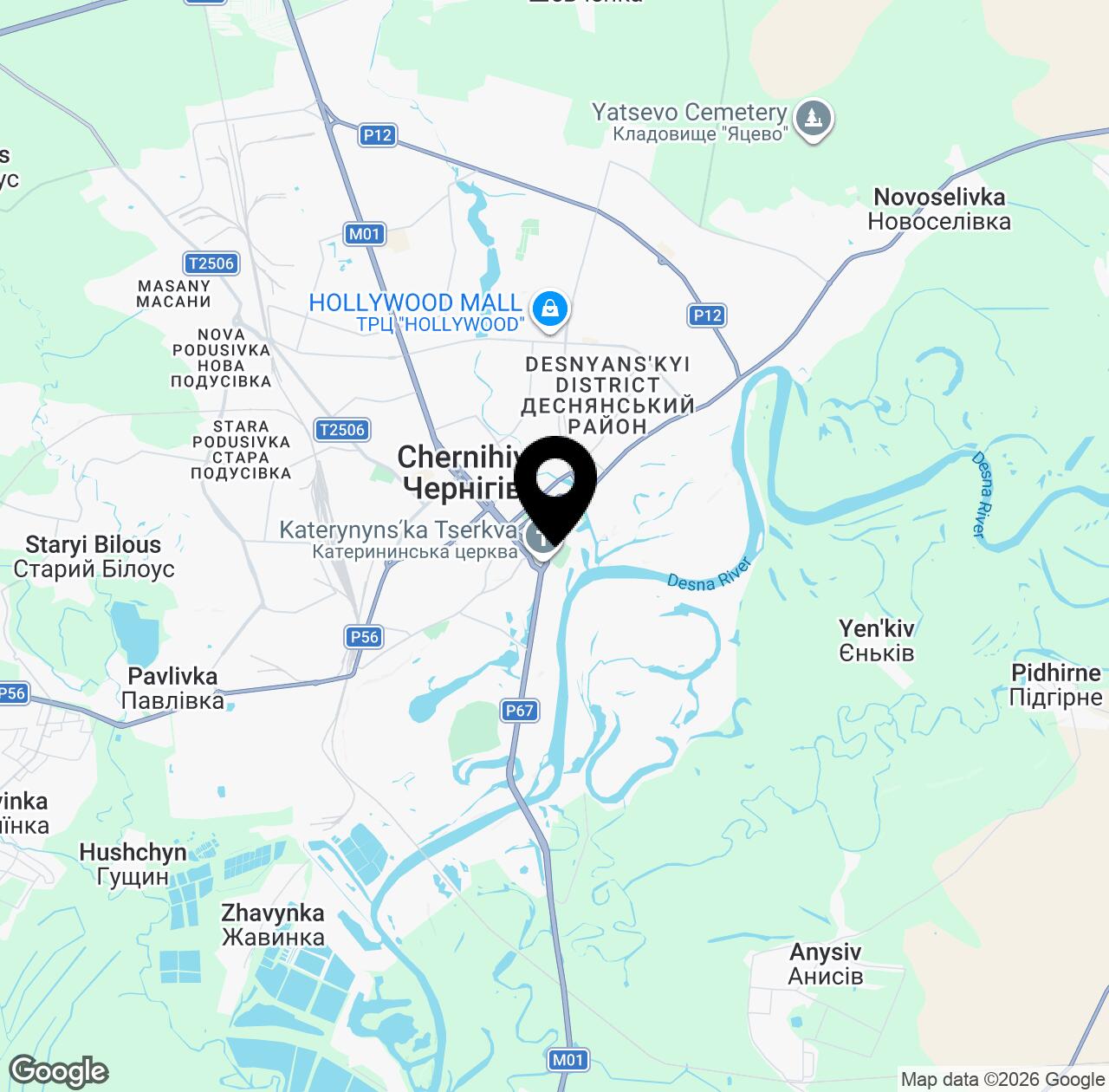 Map preview for St. Transfiguration Cathedral