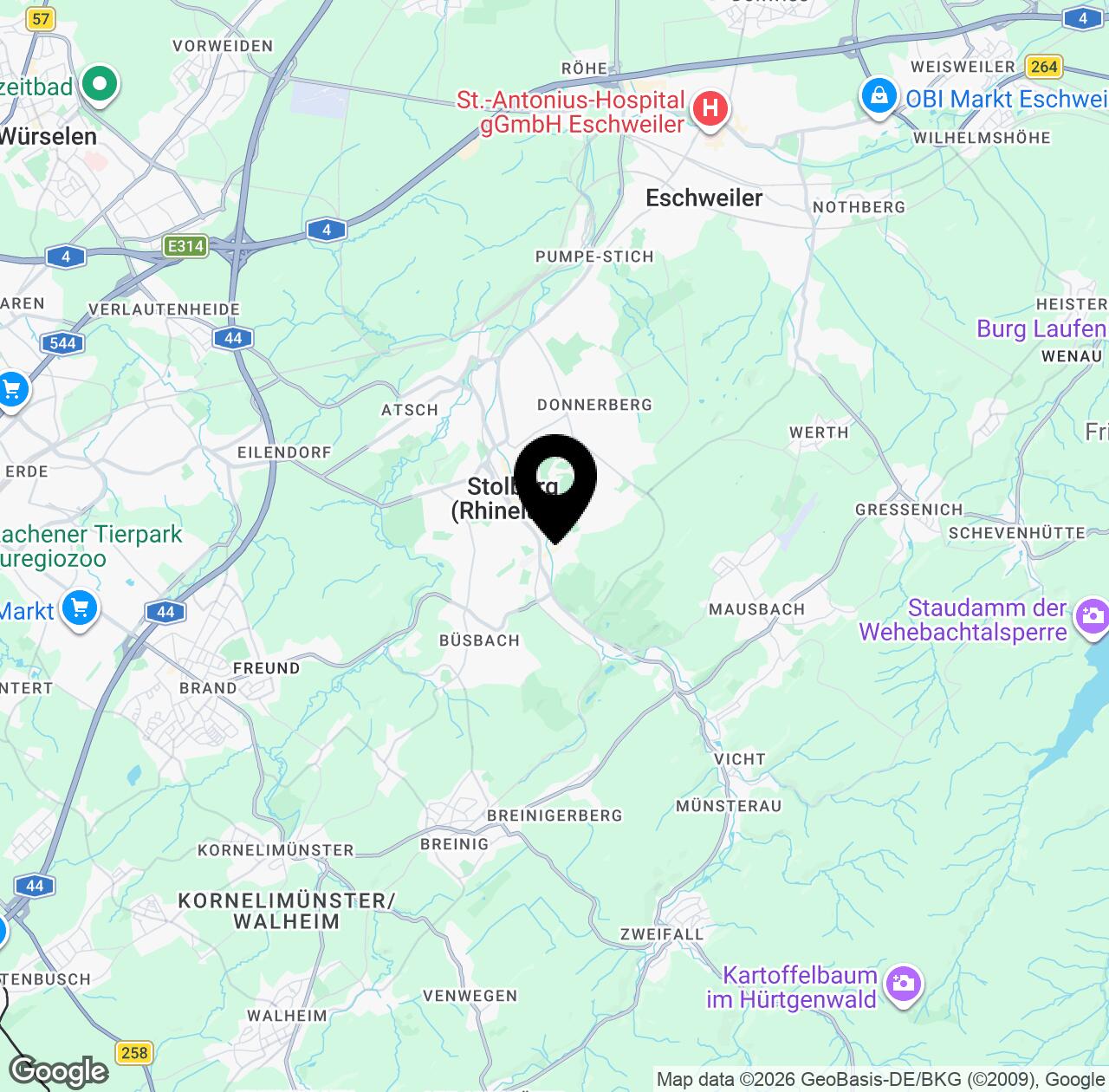Map preview for Stolberg Castle