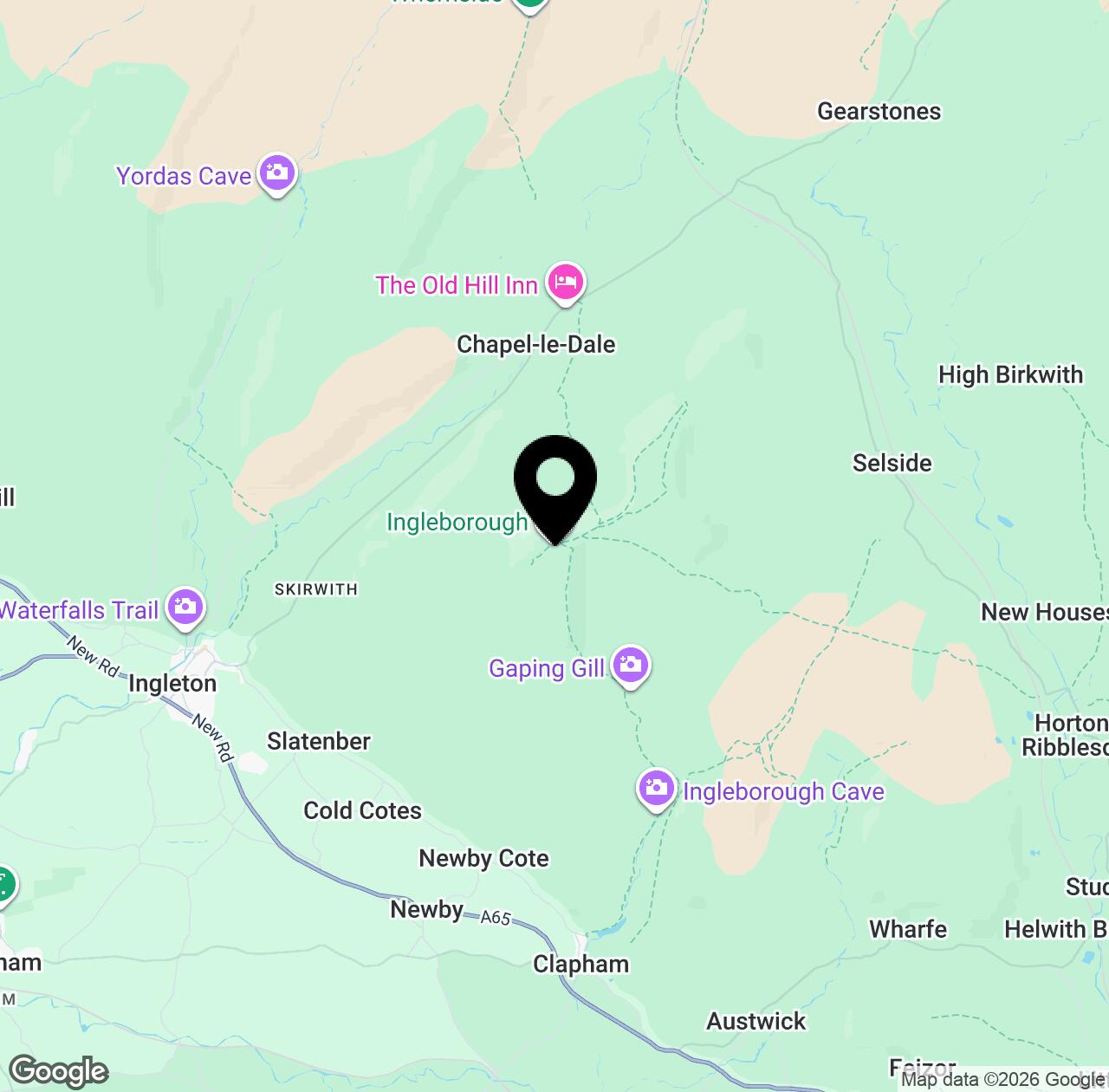 Map preview for Three Peaks Challenge
