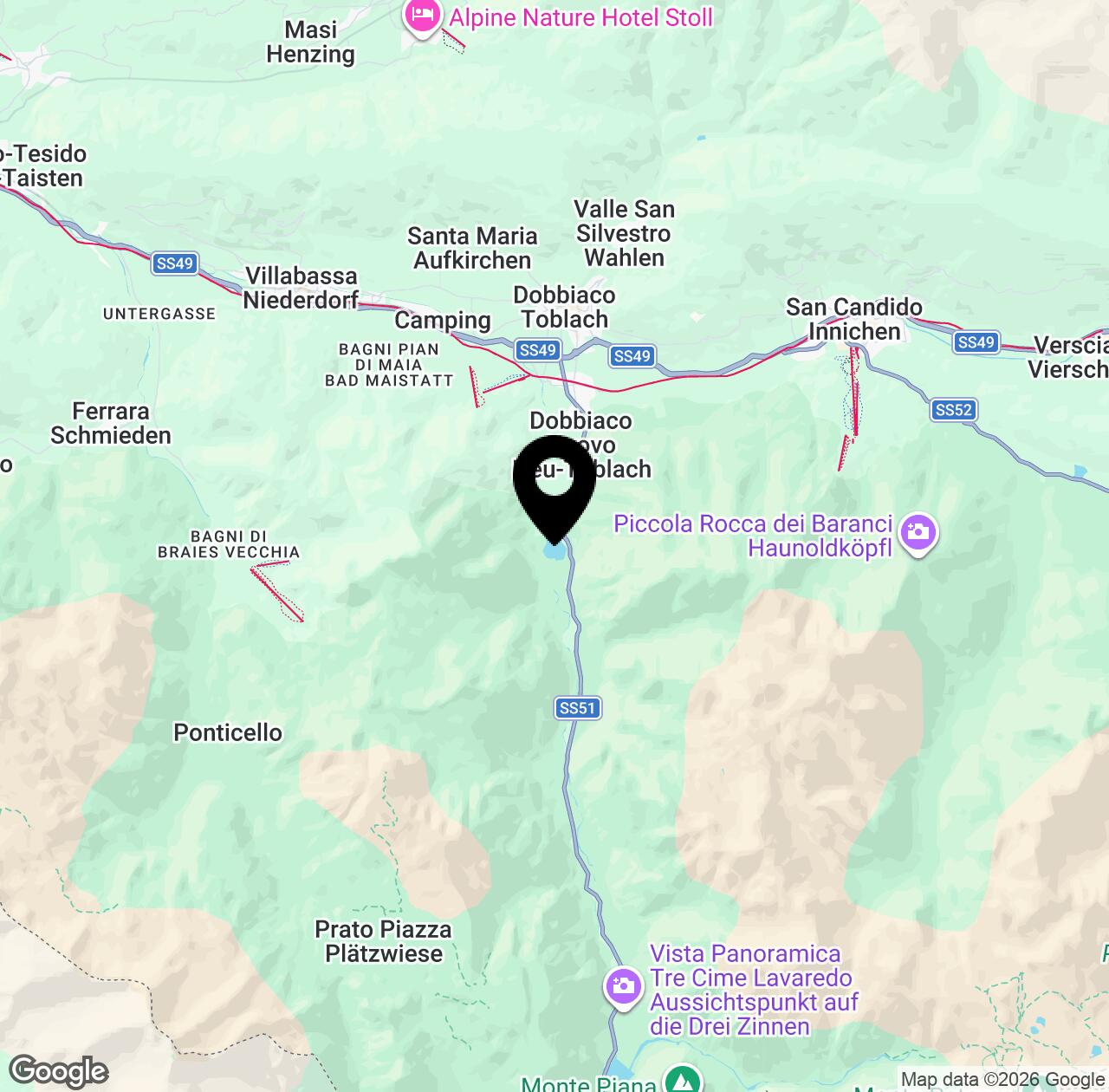 Map preview for Toblacher See