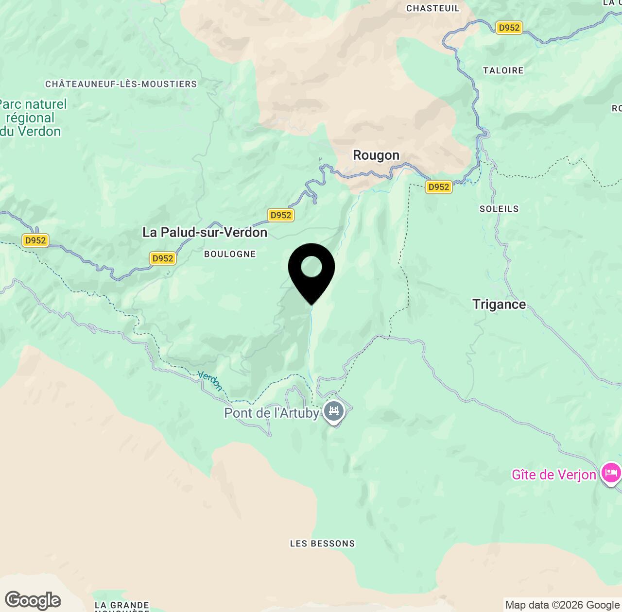 Map preview for Verdon Gorge