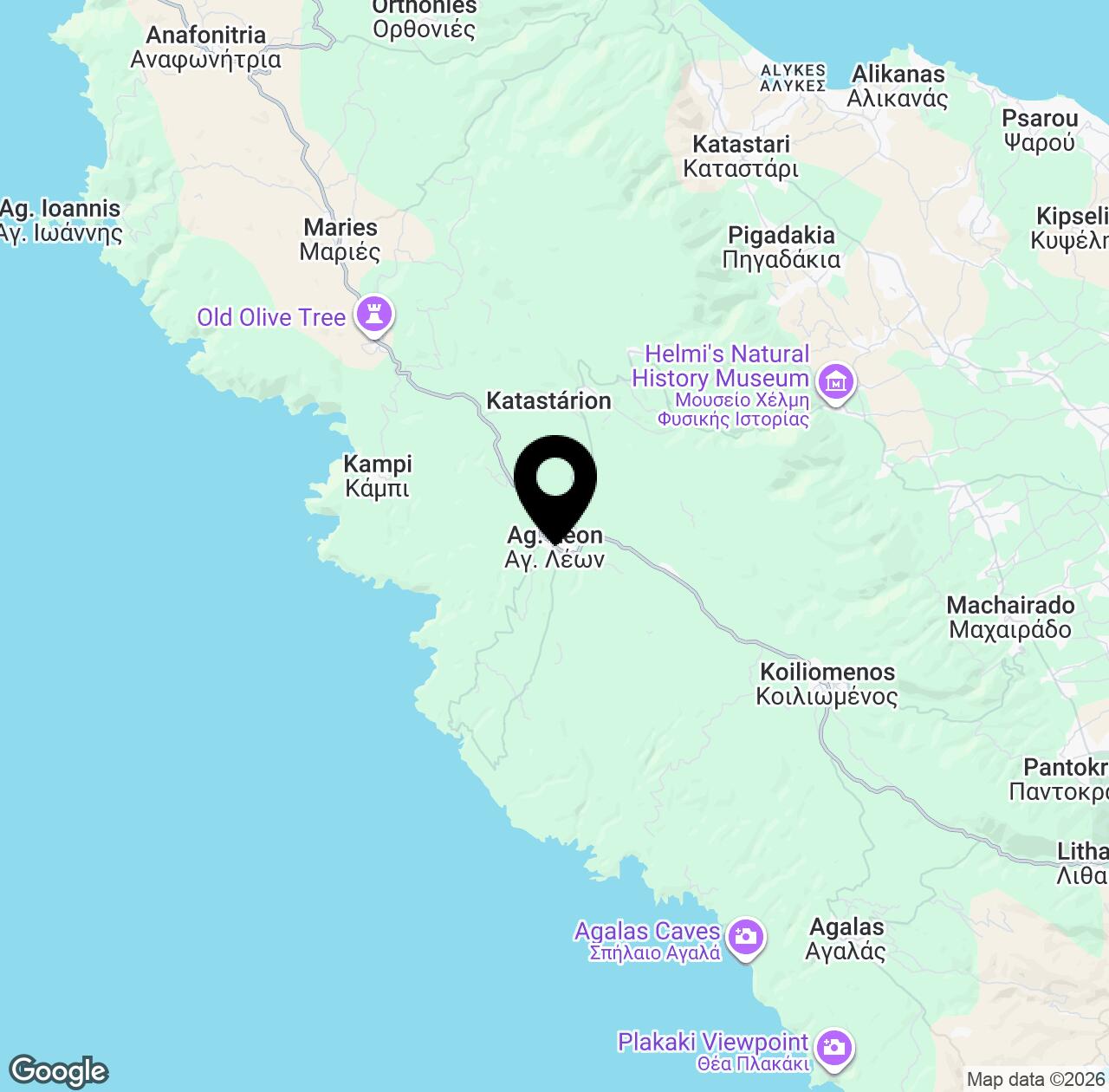 Map preview for Vouno Olive Oil Press
