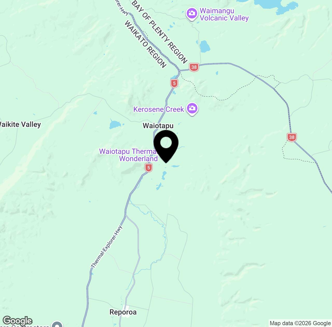 Map preview for Waiotapu Thermal Wonderland