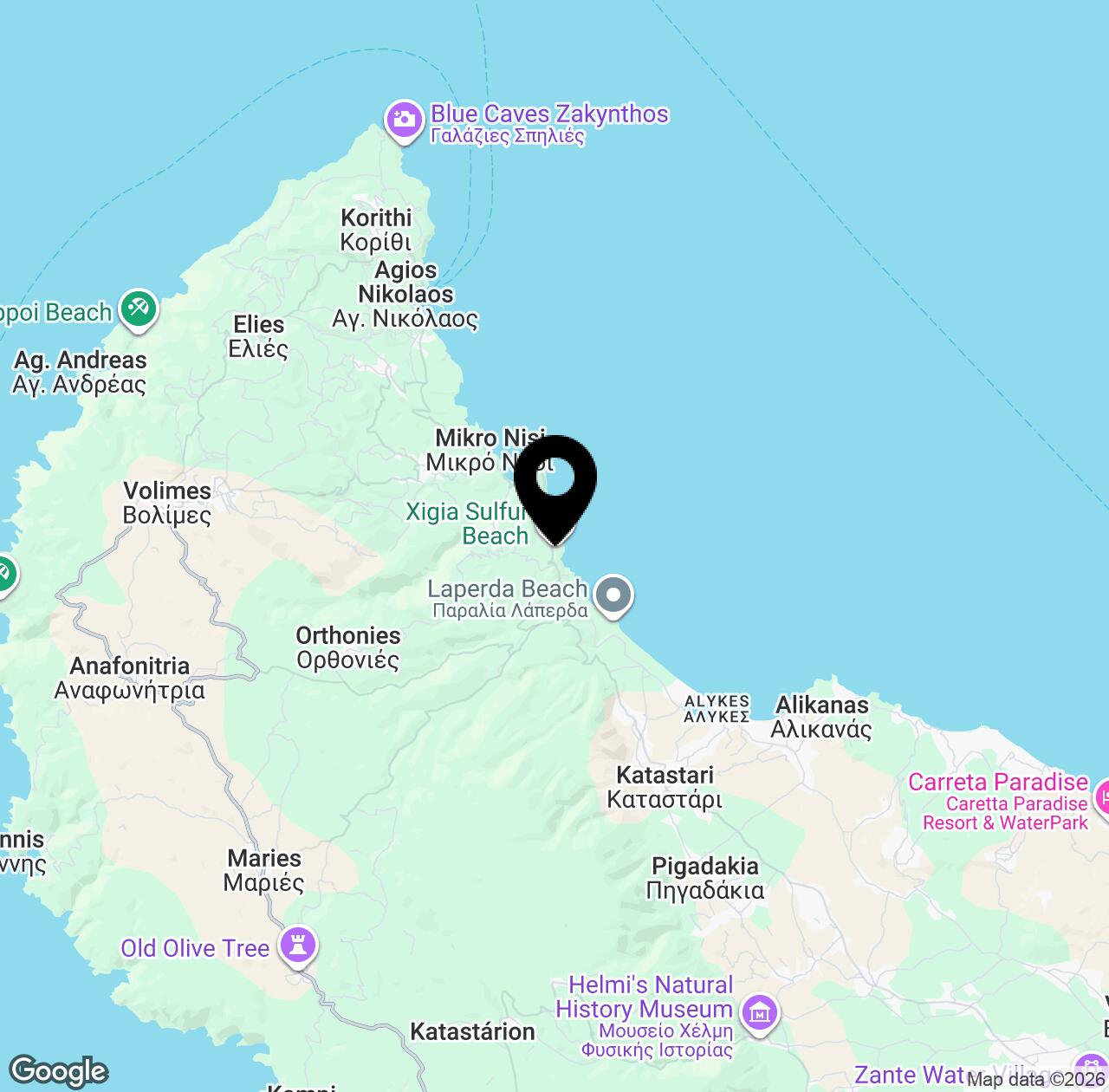 Map preview for Xigia Sulfur Beach