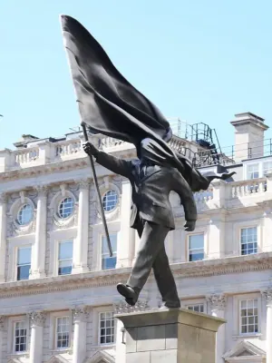 Banksy Installs Statue 2026
