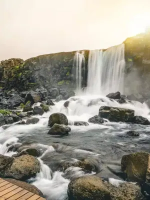 Exarurfoss Waterfall