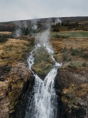 Foss hot waterfall