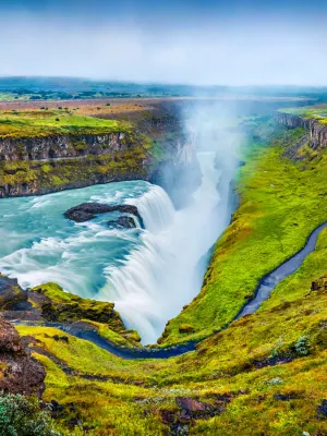 Gullfoss Waterfall Lookout