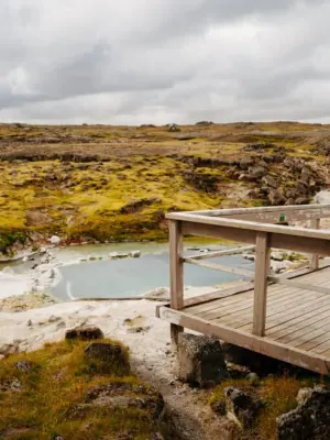 Hveravellir blue geothermal pool