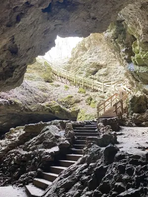 Maquoketa Caves Waterfall