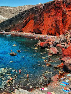 Red beach