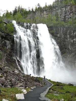 Skjervsfossen Waterfall