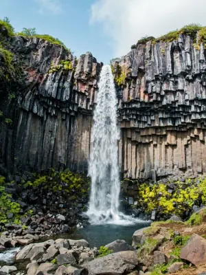 Svartifoss Waterfall