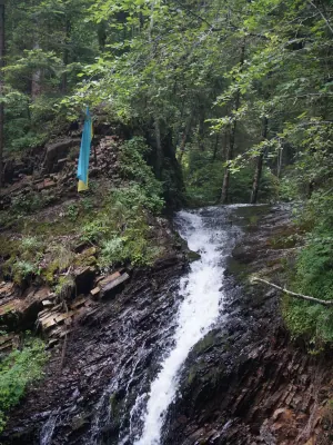 Zhenetskyi Huk Waterfall